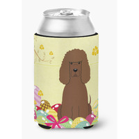 "Caroline's Treasures Easter Eggs Irish Water Spaniel Can or Bottle Hugger, Can Hugger, Multicolor"