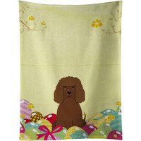 "Caroline's Treasures Easter Eggs Irish Water Spaniel Kitchen Towel, Multicolor, 25"" x 15"""