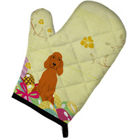 "Caroline's Treasures Easter Eggs Irish Setter Oven Mitt, Multicolor, 12"" x 8.5"""