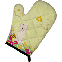 "Caroline's Treasures Easter Eggs Irish Wolfhound Oven Mitt, Multicolor, 12"" x 8.5"""