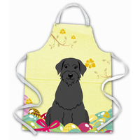 "Caroline's Treasures Easter Eggs Giant Schnauzer Apron, Large, Multicolor"