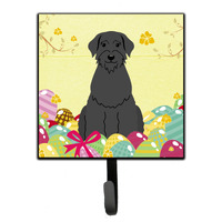 "Caroline's Treasures Easter Eggs Giant Schnauzer Wall Hook, Small, Multicolor"