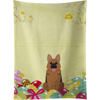 "Caroline's Treasures Easter Eggs German Shepherd Kitchen Towel, Multicolor, 25"" x 15"""