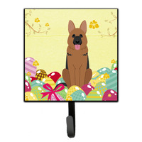 "Caroline's Treasures Easter Eggs German Shepherd Wall Hook, Small, Multicolor"