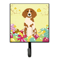 "Caroline's Treasures Easter Eggs Brittany Spaniel Wall Hook, Small, Multicolor"