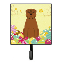 "Caroline's Treasures Easter Eggs Dogue de Bourdeaux Wall Hook, Small, Multicolor"