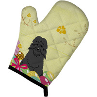 "Caroline's Treasures Easter Eggs Bouvier des Flandres Oven Mitt, Multicolor, 12"" x 8.5"""