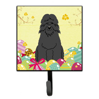 "Caroline's Treasures Easter Eggs Bouvier des Flandres Wall Hook, Small, Multicolor"