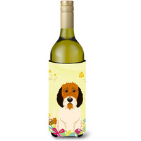 "Caroline's Treasures BB6079LITERK Petit Basset Griffon Veenden Wine Bottle Beverage Insulator Hugger, 750ml, Multicolor"