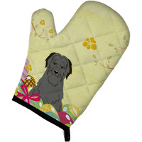 "Caroline's Treasures Easter Eggs Briard Black Oven Mitt, Multicolor, 12"" x 8.5"""