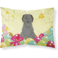 Easter Eggs Briard Black Fabric Standard Pillowcase