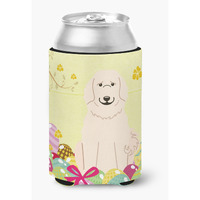 "Caroline's Treasures Easter Eggs Great Pyrenese Can or Bottle Hugger, Can Hugger, Multicolor"