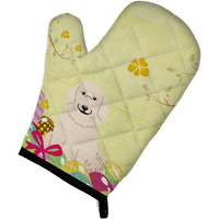 "Caroline's Treasures BB6083OVMT Easter Eggs Great Pyrenees Oven Mitt, Multicolor, 12"" x 8.5"""