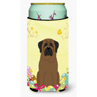 "Caroline's Treasures Easter Eggs Bullmastiff Tall Boy Beverage Insulator Hugger, Multicolor"