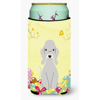 "Caroline's Treasures Easter Bedlington Terrier Blue Tall Boy Beverage Insulator Hugger, Multicolor"