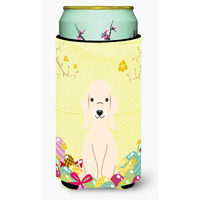 "Caroline's Treasures Easter Bedlington Terrier Sandy Tall Boy Beverage Insulator Hugger, Multicolor"