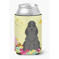 "Caroline's Treasures Easter Eggs Cocker Spaniel black Can or Bottle Hugger, Can Hugger, Multicolor"
