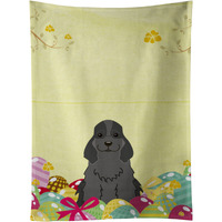 "Caroline's Treasures Easter Eggs Cocker Spaniel Black Kitchen Towel, Multicolor, 25"" x 15"""