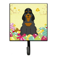 "Caroline's Treasures Easter Eggs Cocker Spaniel Black Tan Wall Hook, Small, Multicolor"