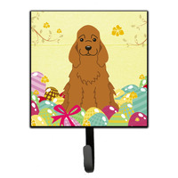 "Caroline's Treasures Easter Eggs Cocker Spaniel Red Wall Hook, Small, Multicolor"