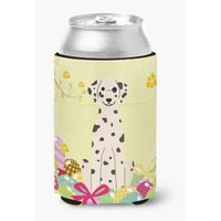 "Caroline's Treasures Easter Eggs Dalmatian Can or Bottle Hugger, Can Hugger, Multicolor"