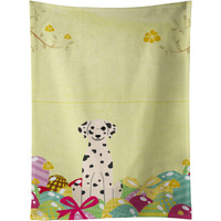 "Caroline's Treasures Easter Eggs Dalmatian Kitchen Towel, Multicolor, 25"" x 15"""