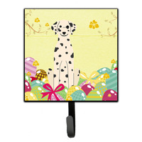 "Caroline's Treasures Easter Eggs Dalmatian Wall Hook, Small, Multicolor"