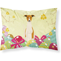 Easter Eggs Whippet Fabric Standard Pillowcase