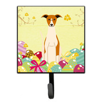 "Caroline's Treasures Easter Eggs Whippet Wall Hook, Small, Multicolor"