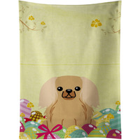 "Caroline's Treasures Easter Eggs Pekingese Fawn Sable Kitchen Towel, Multicolor, 25"" x 15"""