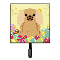 "Caroline's Treasures Easter Eggs Pekingnese Fawn Sable Wall Hook, Small, Multicolor"