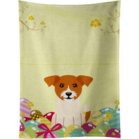 "Caroline's Treasures Easter Eggs Jack Russell Terrier Kitchen Towel, Multicolor, 25"" x 15"""