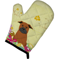 "Caroline's Treasures Easter Eggs Chinese Chongqing Dog Oven Mitt, Multicolor, 12"" x 8.5"""