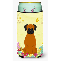 "Caroline's Treasures Easter Eggs Fawn Boxer Tall Boy Beverage Insulator Hugger, Multicolor"