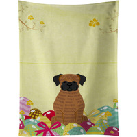 "Caroline's Treasures Easter Eggs Brindle Boxer Kitchen Towel, Multicolor, 25"" x 15"""