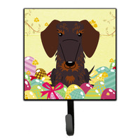 "Caroline's Treasures Wire Haired Dachshund Chocolate Wall Hook, Small, Multicolor"