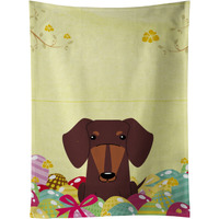 "Caroline's Treasures Easter Eggs Dachshund Chocolate Kitchen Towel, Multicolor, 25"" x 15"""