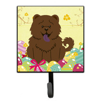 "Caroline's Treasures Easter Eggs Chow Chocolate Wall Hook, Small, Multicolor"