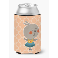 "Caroline's Treasures Ballerina Rabbit Can or Bottle Hugger, Can Hugger, Multicolor"