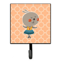 "Caroline's Treasures Ballerina Rabbit Wall Hook, Small, Multicolor"