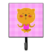 "Caroline's Treasures Yoga Cat Wall Hook, Small, Multicolor"