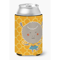 "Caroline's Treasures Cheerleader Lamb Sheep Can or Bottle Hugger, Can Hugger, Multicolor"