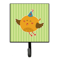 "Caroline's Treasures Birthday Bird Wall Hook, Small, Multicolor"