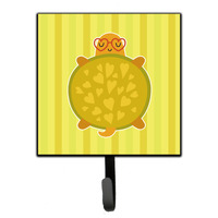 "Caroline's Treasures Turtle with Glasses Wall Hook, Small, Multicolor"