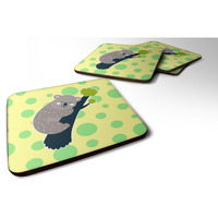 "Caroline's Treasures Koala Naptime Foam Coaster Set of 4, 3.5, Multicolor"