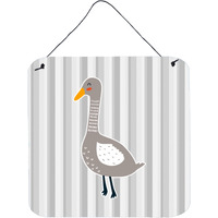 "Caroline's Treasures Grey Goose Metal Print, 6"" x 6"", Multicolor"