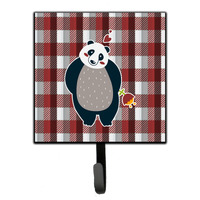 "Caroline's Treasures Panda Love Wall Hook, Small, Multicolor"