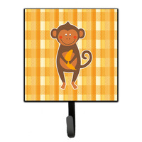 "Caroline's Treasures Monkey Business Wall Hook, Small, Multicolor"