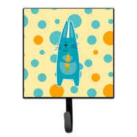 "Caroline's Treasures Polkadot Rabbit Wall Hook, Small, Multicolor"