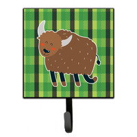 "Caroline's Treasures Bull Wall Hook, Small, Multicolor"